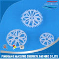 Plastic Rosette Ring used as Random Packing Tellerate Ring